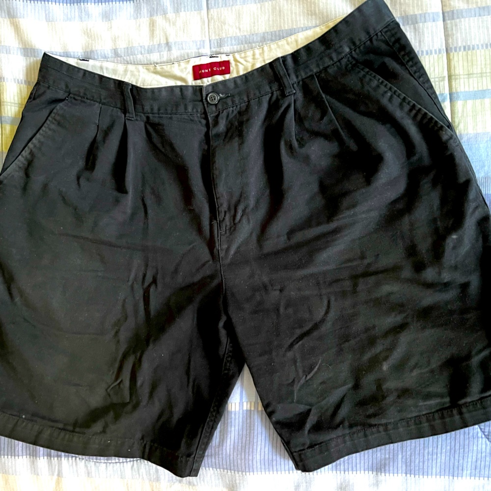 Hunt Club Dress Shorts, 38, Black